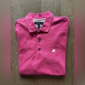 Banana Republic Men's Polo in Rich Pink